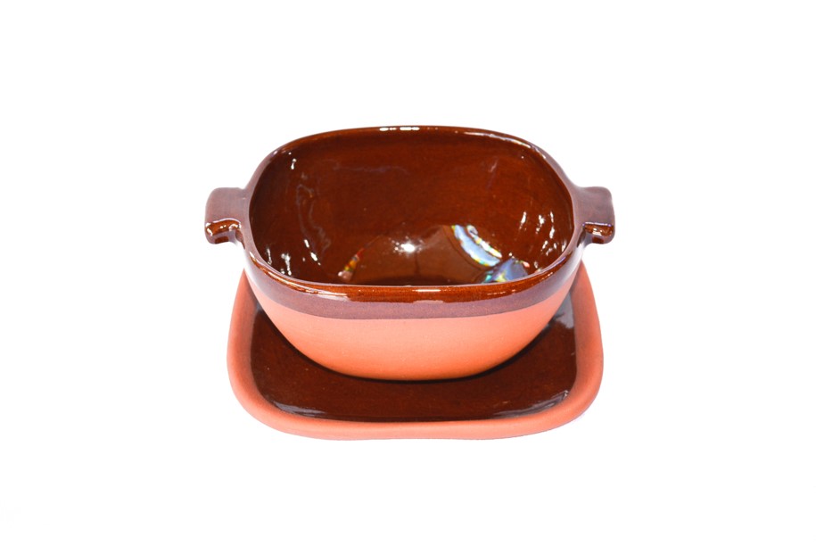 juego taza de sopa cuadrado